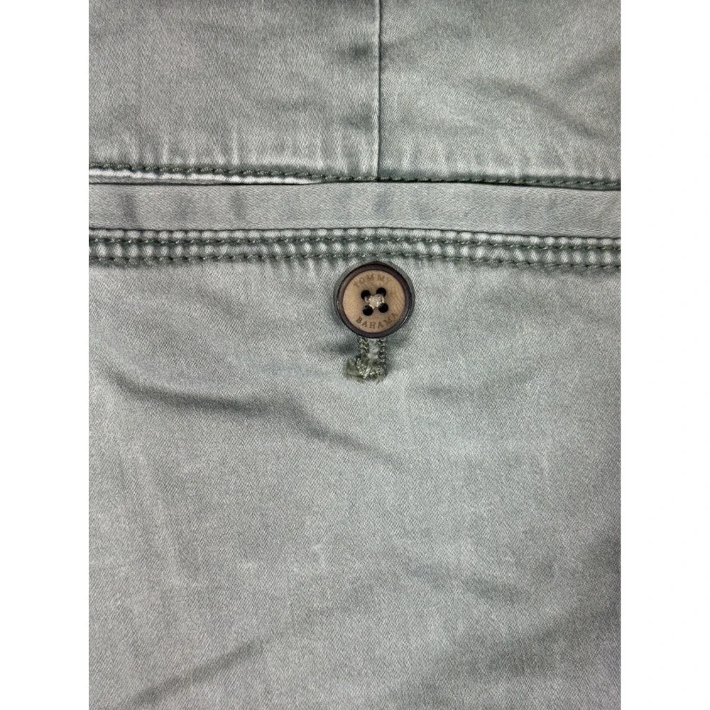 Tommy Bahama Mens 42 Chino Shorts‎ Sage Green Cotton Tencel Stretch 9.5 Inseam